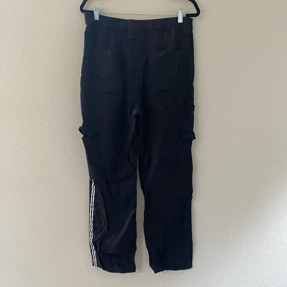 Johnny Was Black Cargo Pant with White Side Stripe sz Medium - Picture 4 of 7